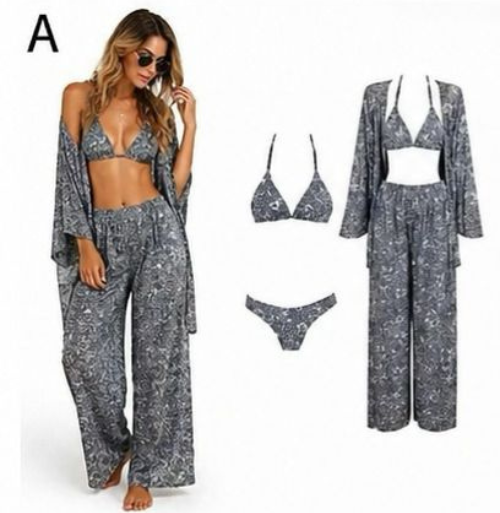 Costume Tropical Chic 4 pezzi