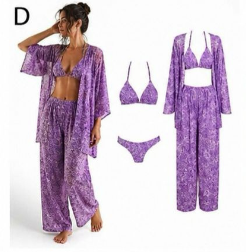 Costume Tropical Chic 4 pezzi