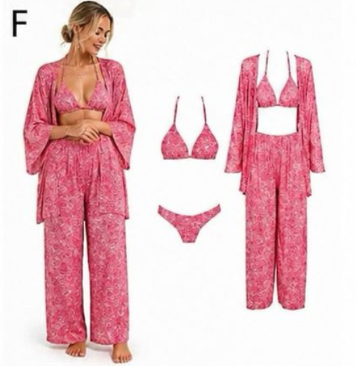 Costume Tropical Chic 4 pezzi