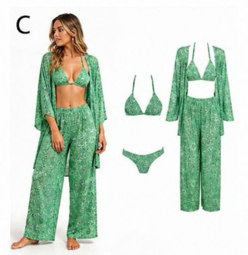 Costume Tropical Chic 4 pezzi