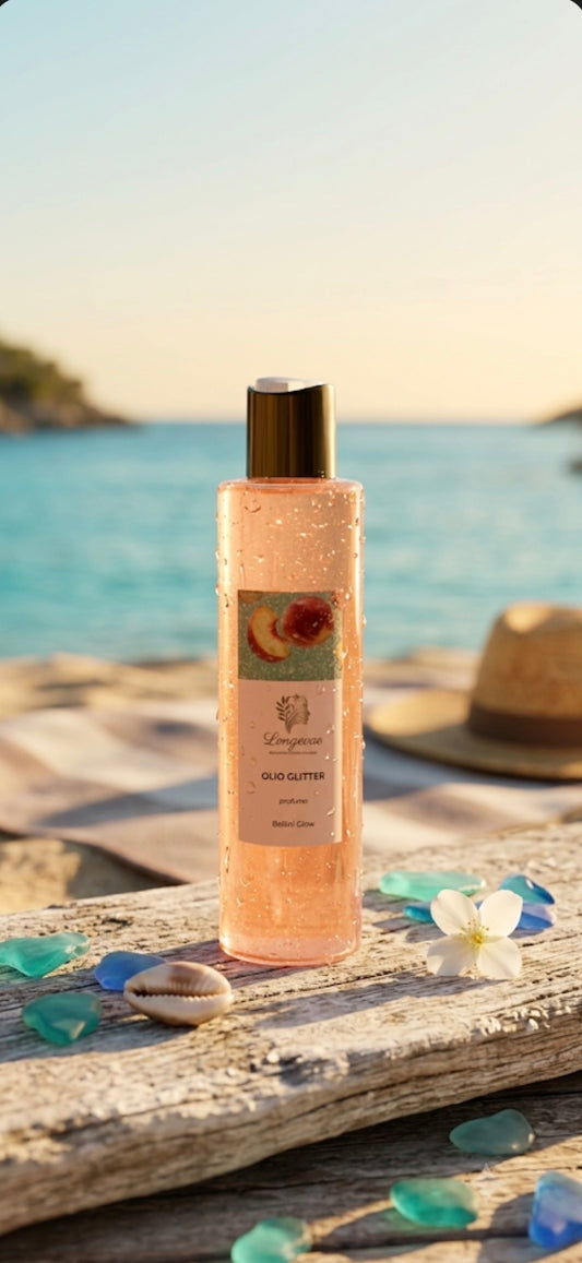 Summer Edition Longevae – Olio Glitter "Bellini Glow"-200 ml