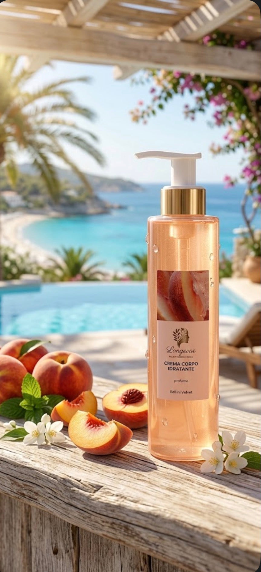Summer Edition Longevae – Crema Corpo Idratante "Bellini Velvet" -200 ml